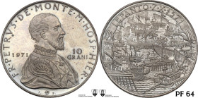 Malta SMOM. Angelo di Cologna (1962-1988). 10 grani 1971. AE. 6.96 g. 30.00 mm. Encapsulated by Classical Coin Grading PF 64.