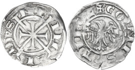 Merano. Mainardo II di Tirolo-Gorizia (1271-1295). Grosso tirolino o vigintenario. CNI 1/112; Rizzolli-Pigozzo M82/M91. AG. 1.54 g. 22.00 mm. Bel BB.