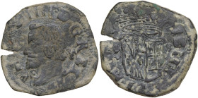Napoli. Filippo IV di Spagna (1621-1665). Grano 1648 con sigle GA/C. P/R 78; MIR (Napoli) 262/8. AE. 8.60 g. 29.50 mm. R. Di buona conservazione per i...