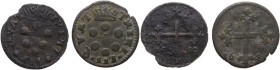 Pisa. Cosimo III de' Medici (1670-1723). Lotto di due monete da un soldo o tre quattrini 1780 e 1781. CNI 1 e 3; MIR (Toscana, zecche) 452/2 e 452/3. ...