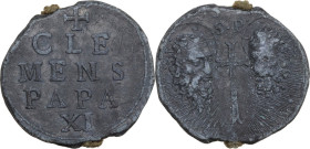 Roma. Clemente XI (1700-1721), Giovanni Francesco Albani. Bolla. Ser. 624. PB. 52.46 g. 41.00 mm. BB+.
