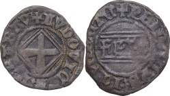Ludovico (1440-1465). Quarto I tipo, zecca incerta. MIR (Savoia) 167; Sim. 11; Biaggi 148. MI. 0.98 g. 20.00 mm. Bel BB.
