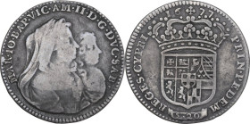 Vittorio Amedeo II (1675-1730) con la reggenza della Madre (1675-1680). Lira 1677 Torino. MIR (Savoia) 838c; Simonetti 6; Biaggi 709. AG. 5.83 g. 27.5...