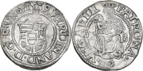 Hungary. Ferdinand I (1526-1564). AR Denar, Kremnitz mint, 1532 K - B. Huszár 935. AR. 0.50 g. 16.00 mm. Good VF.