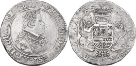 Spanish Netherlands, Brabant. Philip IV (1621-1665). Ducaton 1660. AR. 32.44 g. 43.00 mm. XF.