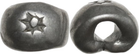 Thailand. 1/16 of Bath. 7.3x5.3 mm. AR. 1.11 g. VF.