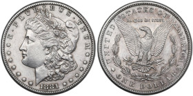 USA. AR Morgan Dollar, 1881 S, San Francisco mint. KM 110. AR. 26.73 g. 38.00 mm. AU.