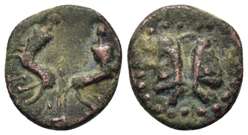 Celtic, Eastern Europe. Imitation of Macedonian coinage. Thessalonika circa 100 ...