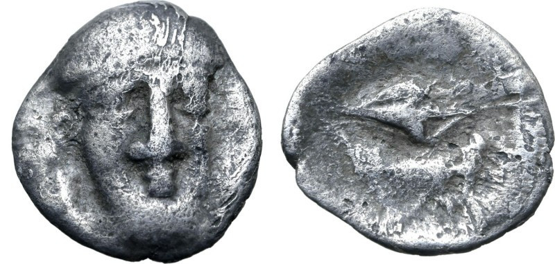 Italy, Southern Campania, Phistelia, c. 325-275 BC. AR Obol (11mm, 0.53g, 2h). M...