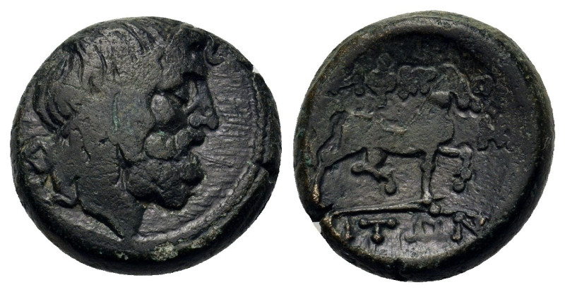 Macedon, Amphipolis, c. 187-168/7 BC. Æ (18mm 6,90g.). Diademed head of Philip I...
