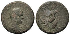 Severus Alexander (222-235). Macedon, Koinon of Macedon. Æ (25,5mm 13,80g). Laureate bust of Alexander Severus right REV: ΚΟΙΝΟΝ ΜΑΚΕΔΟΝΩΝ ΝΕ; Alexand...