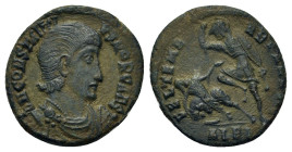 Constantius Gallus (Caesar, 351-354). Æ Follis (18,2mm 2,60g.). Alexandria. D N CONSTANTIVS NOB CAES Bare-headed and draped bust of Constantius Gallus...