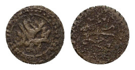 Ottoman Empire. Algeria. Mahmud II (AH 1223-1255/AD 1808-1839), BI 2 Asper. (11,8mm, 0.75g) Jaza'ir, AH 1240. KM 70.