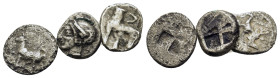 Lot of 3 Greek AR coins, to be catalog. Lot sold as is, no return.