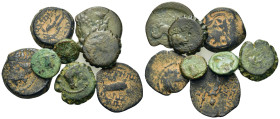 Lot of 8 Greek and Roman Provincial Æ coins, to be catalog. Lot sold as is, no return.