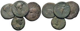 Lot of 4 Roman Provincial Æ coins, to be catalog. Lot sold as is, no return.