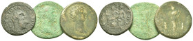 Lot of 3 Roman Provincial and Imperial Æ coins, to be catalog. Lot sold as is, no return.