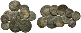 Lot of 10 Roman Imperial Æ coins, to be catalog. Lot sold as is, no return.