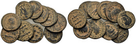 Lot of 10 Roman Imperial Æ coins, to be catalog. Lot sold as is, no return.
