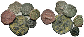 Lot of 6 Byzantine Æ coins, to be catalog. Lot sold as is, no return.