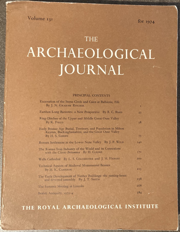 AA.VV. The archaeological journal - Vol. 131. London The Royal Archaeological In...