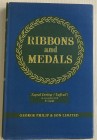 Dorling T. Ribbons & Medals Naval, Military, Air Force and Civil. London 1956. Tela ed. con sovraccoperta, pp. 285, ill. in b/n. Buono stato.