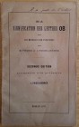 Friedlaender J. De la Signification des Lettres OB sur Les Monnaies D' or Byzantines par M. Pinder et J. Riedlaender. Berlin 1873. Brossura ed. pp. 44...