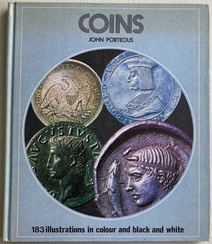 Porteous J. Coins. London 1973. tela ed. pp. 96, 183 ill. in b/n e a colori.