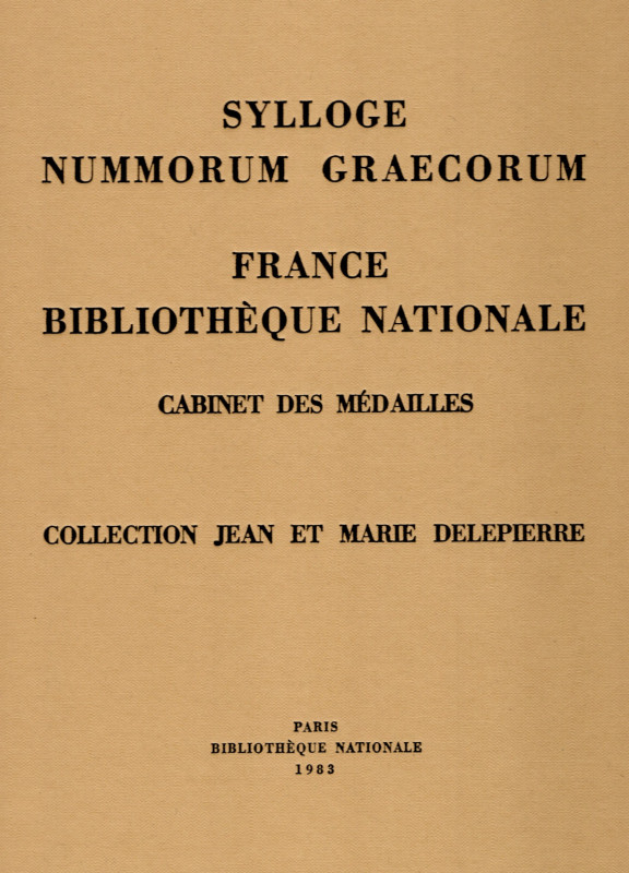 SYLLOGE NUMMORUM GRAECORUM. France Biblioteque Nationale cabinet des medailles. ...