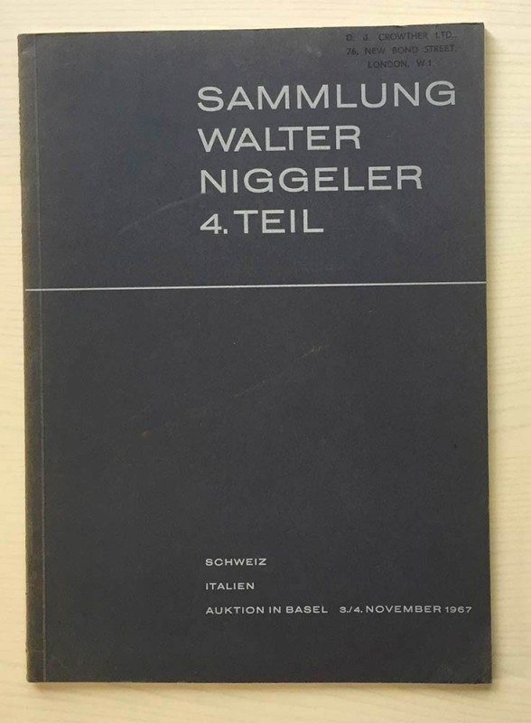 Bank Leu and Munzen und Medaillen Sammlung Walter Niggeler Schweiz Italien Teil ...