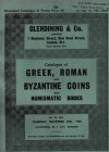 Catalogue of Greek, Roman and Byzantine Coins also Numismatic Books. Day of sale: Thursday, November 27th, 1958. 1958. 44pp, 5 b/w plates