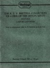 Glendining's & A.H. Baldwin & Sons, The R.P.V. Brettell Collection of Coins of the Devon Mints (Final Portion). London, 8 March 1990. Brossura editori...