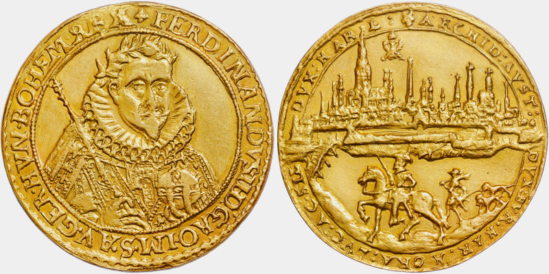 Ferdinand II. House of Habsburg
10 Ducat 1626 Breslau
Very high quality later ...