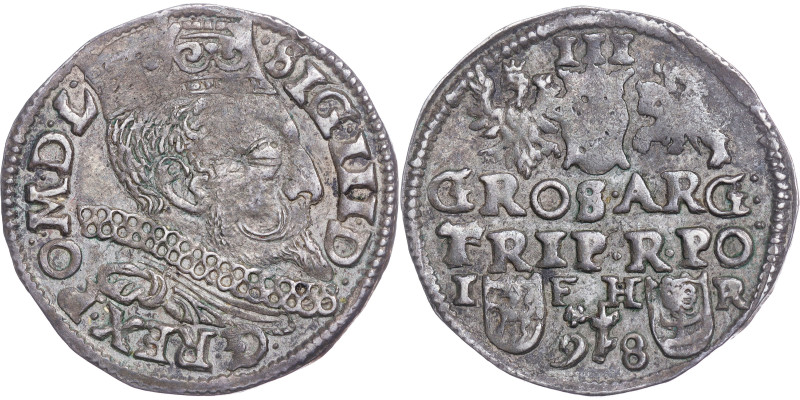 POLEN. KÖNIGREICH. Sigismund III Vasa

3 Groschen 1598 Posen / Poznań

Iger P.98...