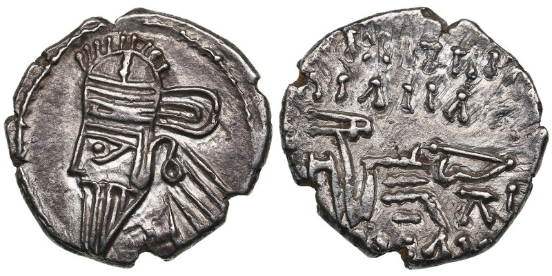 Parthia (Ekbatana) AR Drachm – Osroes II (c. AD 190-208)
3.54g. 19mm. AU/AU.Obv....