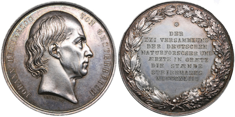 Germany Silvered Medal at the meeting of German naturalists and doctors in Graz ...