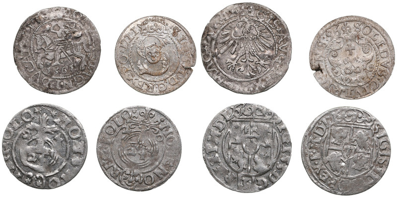 Group of silver coins Riga, Polish-Lithuanian Commonwealth (4)
Various condition...