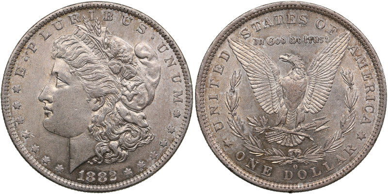 USA (New Orleans) 1 Dollar 1882 O
26.66g. AU/AU. An attractive specimen with som...