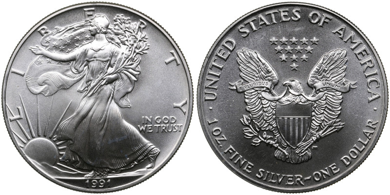 USA 1 Dollar 1991
31.53g. UNC/UNC. KM 273.