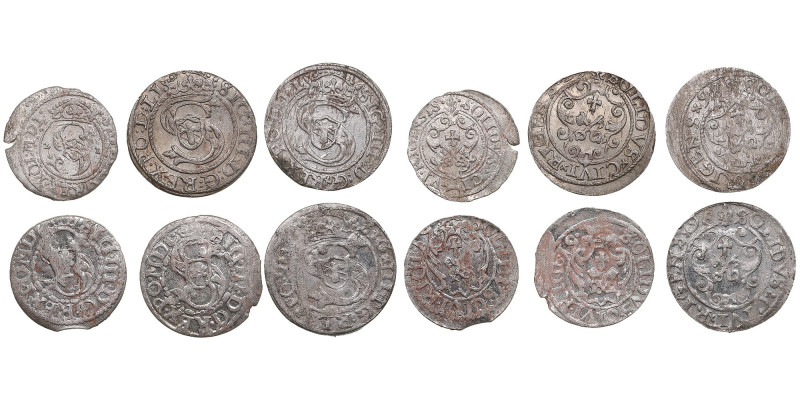 Riga (Poland) Group of solidus coins - Sigismund III (1587-1632) (6)
Various con...