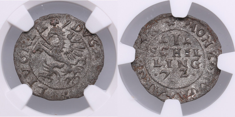 Dahlen (Poland) Schilling 1572 - NGC AU DETAILS
Environmental damage. Splendid e...