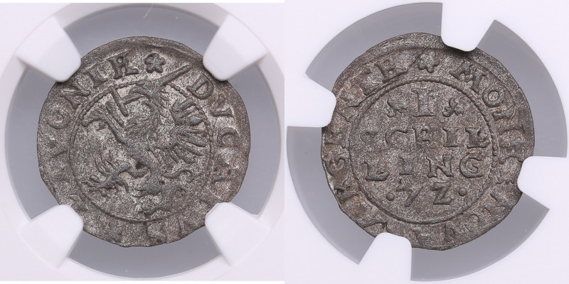 Dahlen (Poland) Schilling 1572 - NGC AU DETAILS
Environmental damage. An attract...