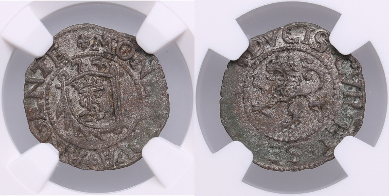 Courland (Poland) Schilling 1575 - Gothard Kettler (1562-1587) - NGC AU DETAILS
...