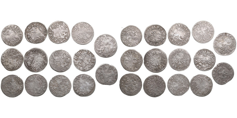 Lithuania (Poland) Collection of 1/2 Grosz coins (14)
Various condition.