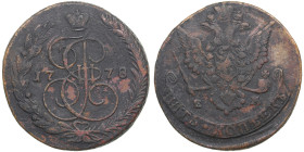 Russia 5 Kopecks 1778 EM - Catherine II (1762-1796)
52.03g. F/F. Bitkin 627.