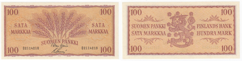 Finland 100 Markkaa 1957
UNC.