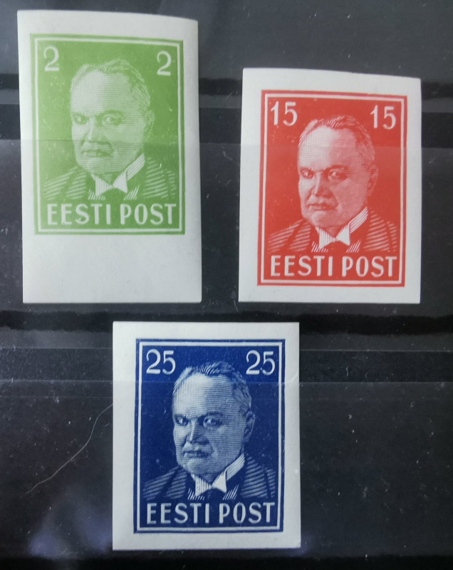 Estonia stamps K. Päts - Proofs
Sold as seen, no return.