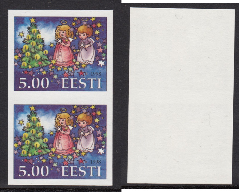 Estonia stamps, Christmas, 1998, Imperforate
Never sold over the counter. Printe...