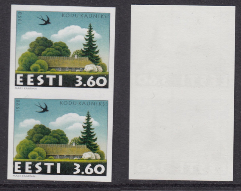 Estonia stamps, For more Beautiful homes, 1998, Imperforate
Never sold over the ...