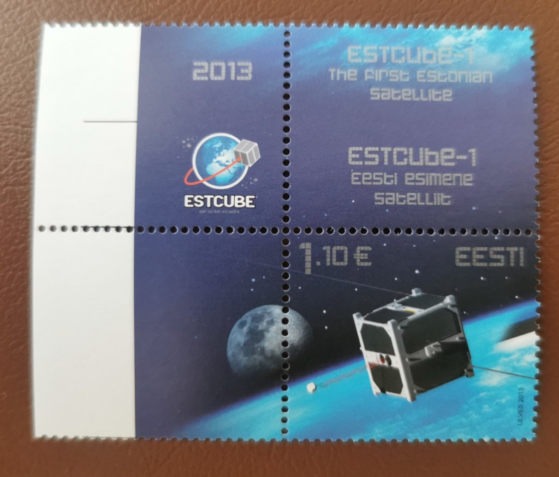 Estonia stamps Satellite 2013 - Wrong perforation
 Second variation. Sold as see...